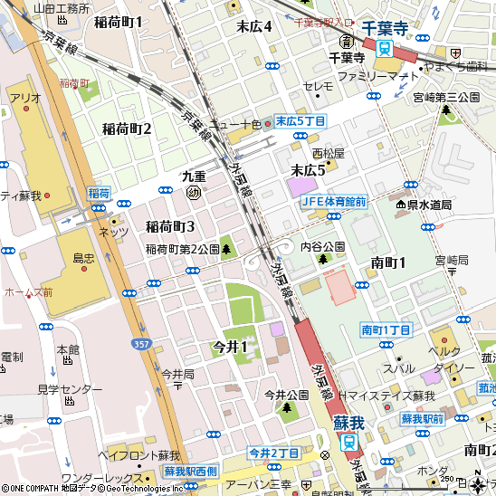 （有）伊藤タイヤ商会付近の地図